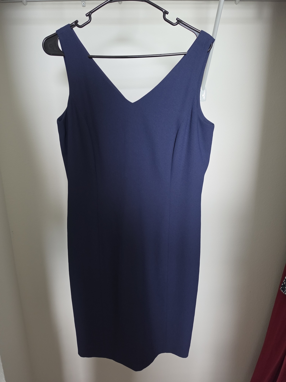 Preview Collection Navy V-Neck Sheath Dress